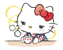Hello Kitty Tea GIF - Hello Kitty Tea GIFs