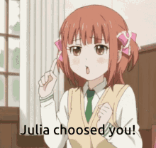 Julia Choose GIF - Julia Choose Peacekiss GIFs