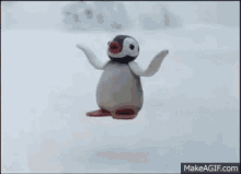 Pingu Penguin GIF - Pingu Penguin Jump GIFs