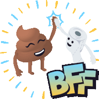 Bff Happy Poo Sticker - Bff Happy Poo Joypixels Stickers