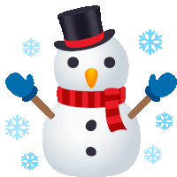 Snowman Nature Sticker - Snowman Nature Joypixels Stickers