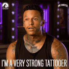 Im A Very Strong Tattoer Jerrel Larkins GIF - Im A Very Strong Tattoer Jerrel Larkins Ink Master GIFs