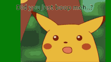 Did You Just Boop Meh Pikachu Ollie GIF - Did You Just Boop Meh Pikachu Ollie GIFs