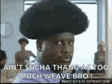 Nope Afro GIF - Nope Afro Shakes Head GIFs