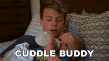 Cuddle Buddy Carson Lueders GIF - Cuddle Buddy Carson Lueders Pal GIFs