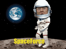 Donald Trump Space Force GIF - Donald Trump Space Force Moon Walk GIFs