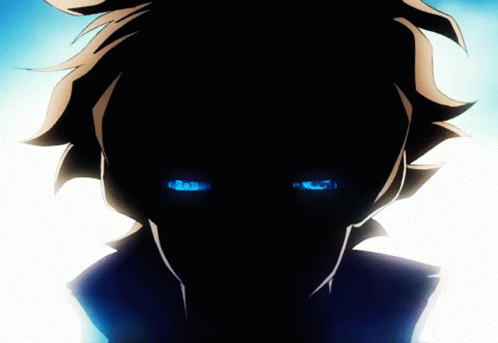 Blue Eyes Anime Gif Blue Eyes Anime Glowing Eyes Discover Share Gifs
