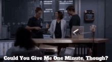 Greys Anatomy Amelia Shepherd GIF - Greys Anatomy Amelia Shepherd Could You Give Me One Minute Though GIFs