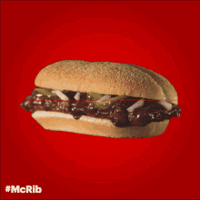 mcdonalds mcrib mcrib is back sandwich fast food
