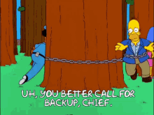 The Simpsons Homer Simpson GIF - The Simpsons Homer Simpson Police GIFs