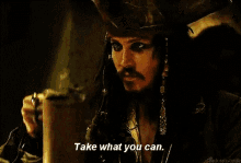 Pirates Jack Sparrow GIF - Pirates Jack Sparrow Take What GIFs