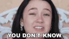 You Dont Know Fiona Frills GIF - You Dont Know Fiona Frills You Dont Understand GIFs