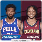 Philadelphia 76ers Vs. Cleveland Cavaliers Pre Game GIF - Nba Basketball Nba 2021 GIFs
