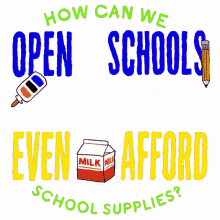 open schools how can we open schools cant even afford school supplies school supplies teachers