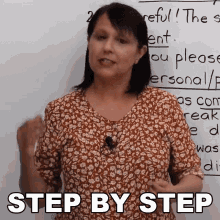 Step By Step Rebecca GIF - Step By Step Rebecca Engvid GIFs