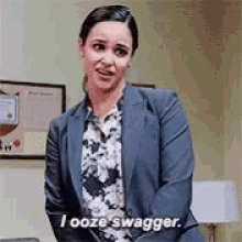 Amy Santiago I Ooze Swagger GIF - Amy Santiago I Ooze Swagger Sassy GIFs