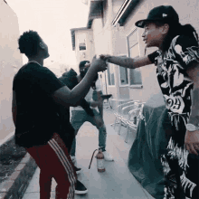 Hand Shake Ybn Nahmir GIF - Hand Shake Ybn Nahmir Dead Wrong Song GIFs