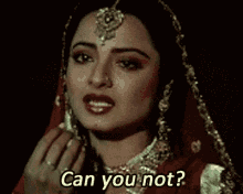 Can You Not GIF - Rekha Exasperation Frustrated GIFs