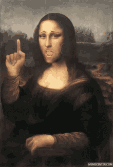Insomnia Mona Lisa GIF - Insomnia Mona Lisa Sassy GIFs