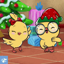 Canticos Christmas GIF - Canticos Christmas Baby Chicks GIFs