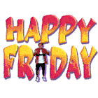 Thank God Its Friday Happy Friday Sticker - Thank God Its Friday Happy Friday Friday Stickers
