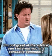 Friends Advice GIF - Friends Advice Chandler GIFs
