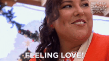 Feeling Love Jodi GIF - Feeling Love Jodi Great Canadian Baking Show GIFs
