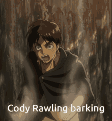 Cody Rawling Barking GIF - Cody Rawling Barking Aot GIFs