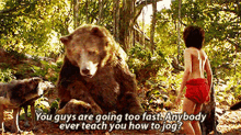 The Jungle Book Baloo GIF - The Jungle Book Baloo You Guys Are Going Too Fast GIFs