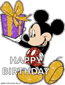 Mickey Mouse Happy Birthday GIF - Mickey Mouse Happy Birthday Disney GIFs