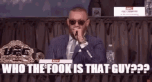 Who Is That Conor Mc Gregor GIF - Who Is That Conor Mc Gregor Whos There GIFs