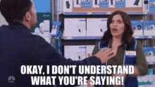 Superstore Amy Sosa GIF - Superstore Amy Sosa Okay I Dont Understand What Youre Saying GIFs
