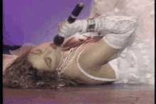 Panting Madonna Live On Stage Lying On Stage Popular GIF - Panting Madonna Live On Stage Lying On Stage Popular Madonna Madonba Hits80s GIFs