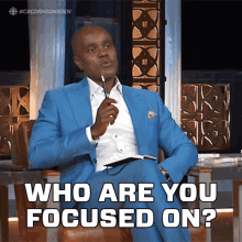 Who Are You Focused On Wes Hall GIF - Who Are You Focused On Wes Hall King Of Bay St GIFs