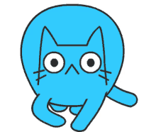 Cat Crazt Blue Cat GIF - Cat Crazt Blue Cat Wiggle GIFs