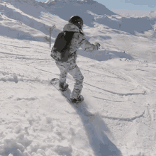 Skiing Marine Leleu GIF - Skiing Marine Leleu Snow Boarding GIFs