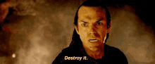 Lord Of The Rings Destroy It GIF - Lord Of The Rings Destroy It Break It GIFs