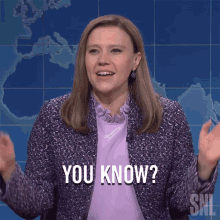 you know saturday night live you get it you understand kate mckinnon