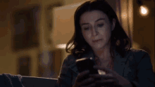 Greys Anatomy Amelia Shepherd GIF - Greys Anatomy Amelia Shepherd On Phone GIFs