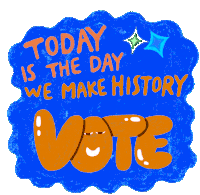 Today Is The Day We Make History Georgia Sticker - Today Is The Day We Make History History Make History Stickers