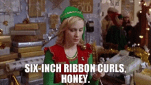 Elf Ribbon Curls GIF - Elf Ribbon Curls Honey GIFs