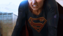 supergirl anger rage laser beam