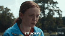 im sorry max mayfield sadie sink stranger things i apologize