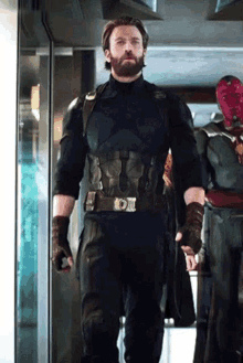 Captain America Walking GIF - Captain America Walking Marvel Avengers GIFs