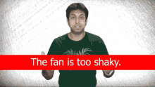 The Fan Is Too Shaky Unstable GIF - The Fan Is Too Shaky Unstable Wobbly GIFs
