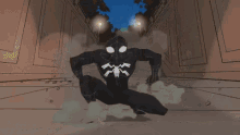 spidey black spider man