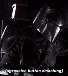The Mandalorian Star Wars GIF - The Mandalorian Star Wars Agressive Button Smashing GIFs