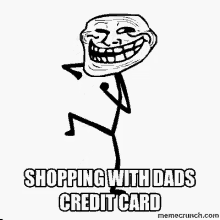 Dad'S Credit Card GIF - Credit Card Shopping Derp GIFs