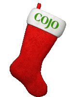 Cojo Stocking Sticker - Cojo Stocking Christmas Stickers