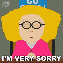 Im Very Sorry Principal Victoria GIF - Im Very Sorry Principal Victoria South Park GIFs